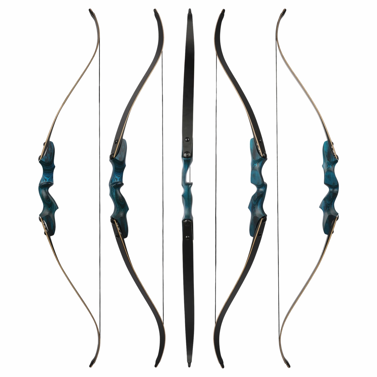 Rock Bear Recurve Bow and Arrows Kit Hunting RH 20-60lbs