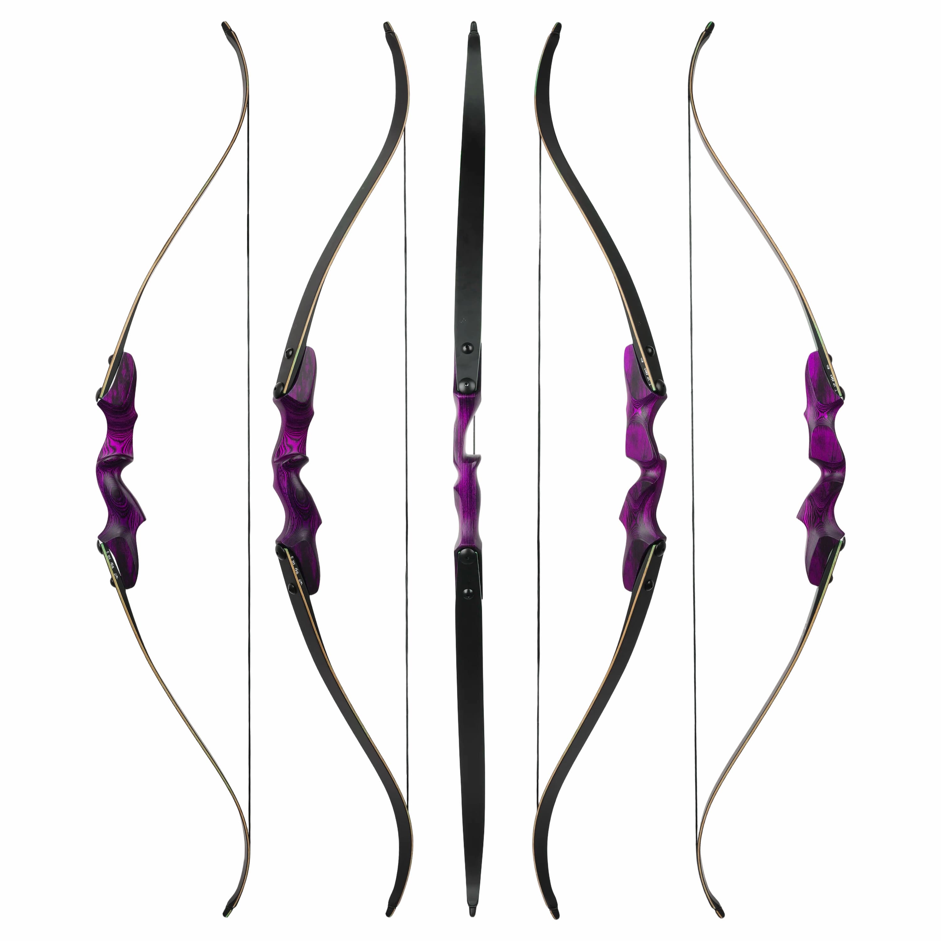 Rock Bear Recurve Bow and Arrows Kit Hunting RH 20-60lbs
