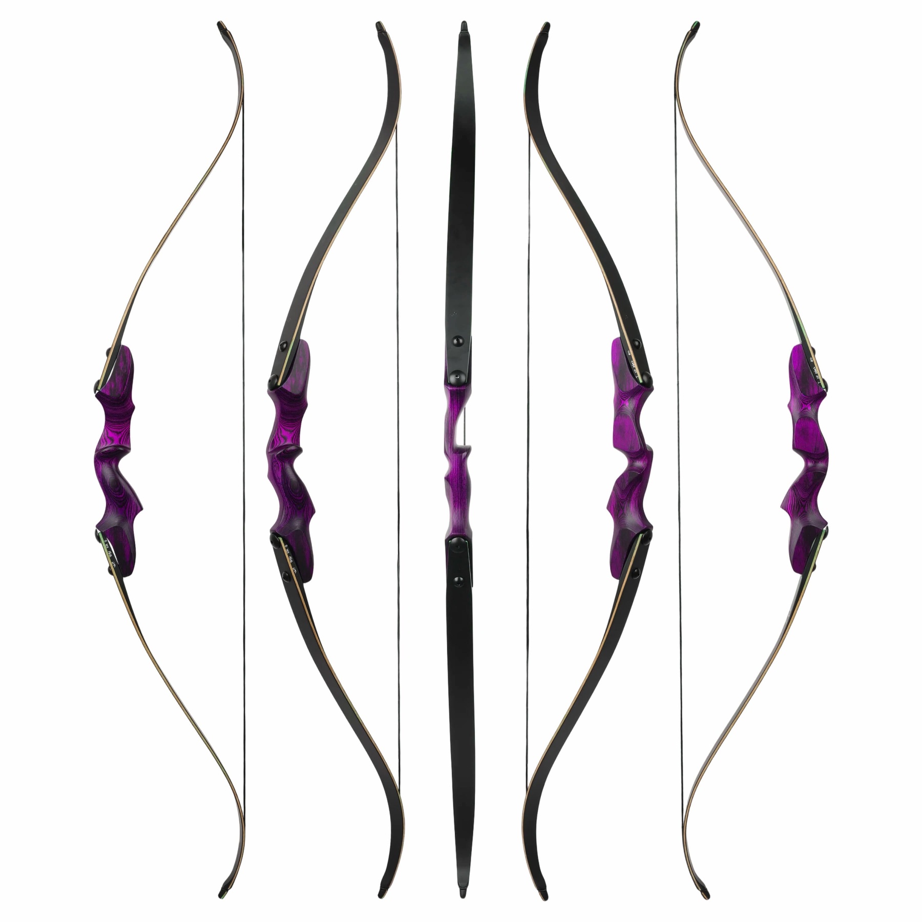 Rock Bear Recurve Bow and Arrows Kit Hunting RH 20-60lbs