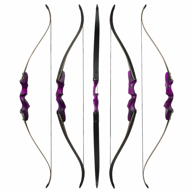 Rock Bear Recurve Bow and Arrows Kit Hunting RH 20-60lbs