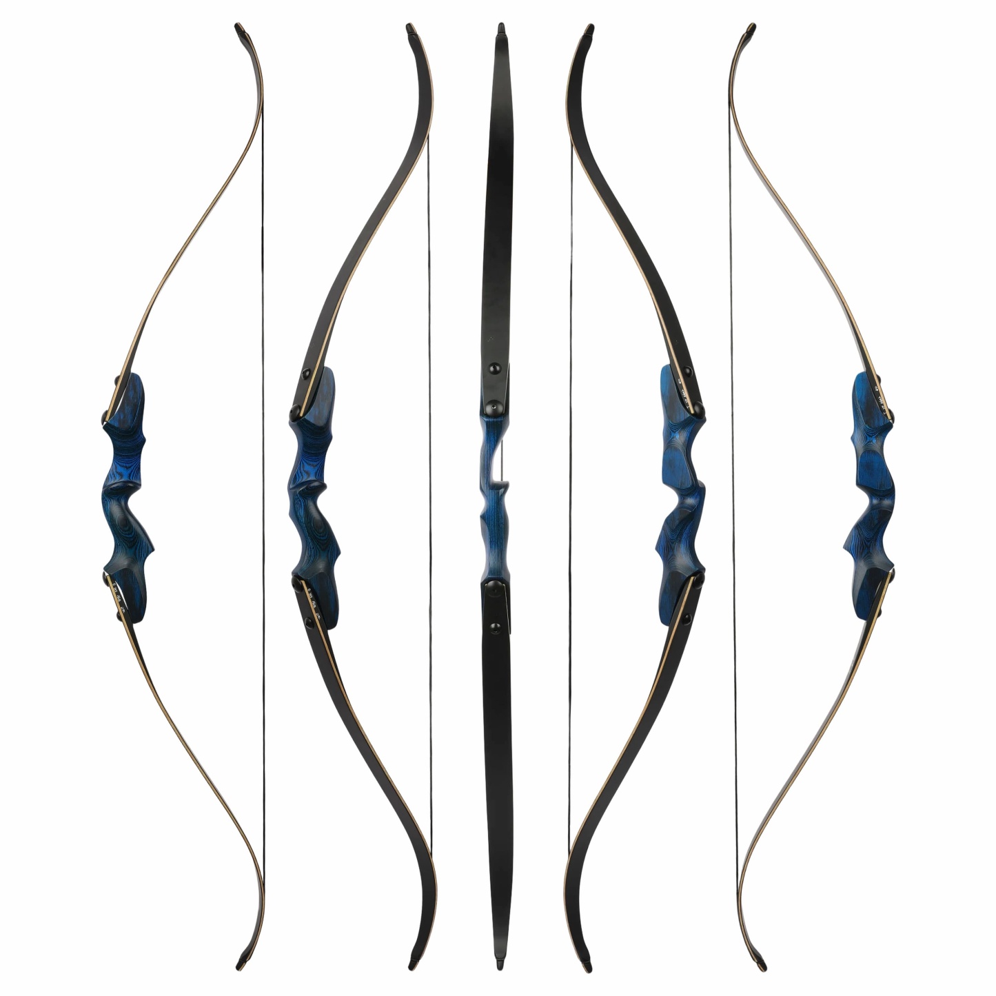 Rock Bear Recurve Bow and Arrows Kit Hunting RH 20-60lbs