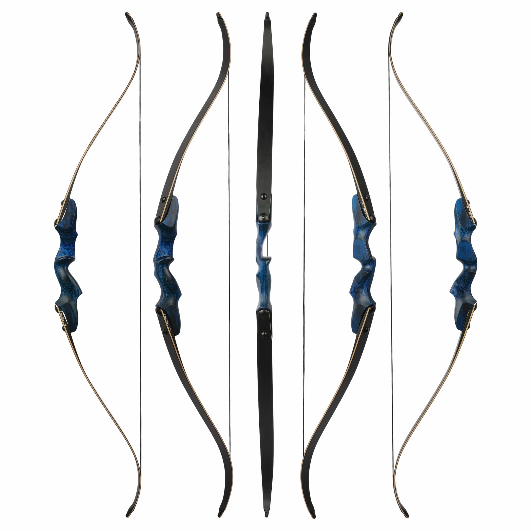 Rock Bear Recurve Bow and Arrows Kit Hunting RH 20-60lbs