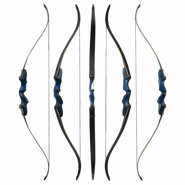 Rock Bear Recurve Bow and Arrows Kit Hunting RH 20-60lbs