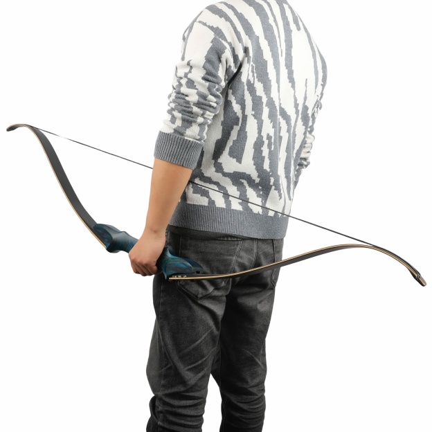 Rock Bear Recurve Bow and Arrows Kit Hunting RH 20-60lbs