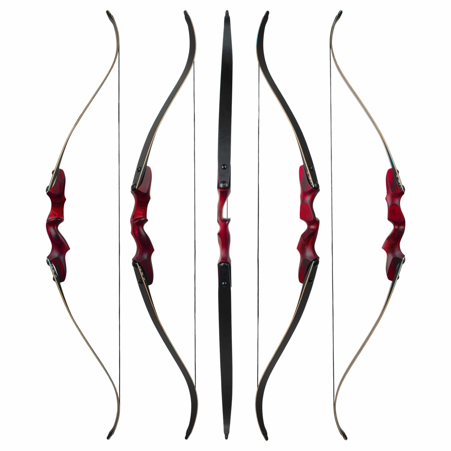 Rock Bear Recurve Bow and Arrows Kit Hunting RH 20-60lbs