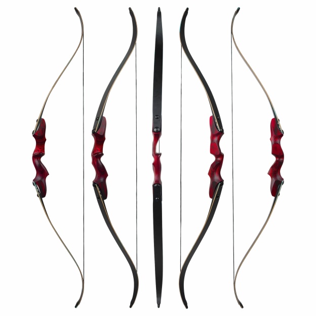 Rock Bear Recurve Bow and Arrows Kit Hunting RH 20-60lbs