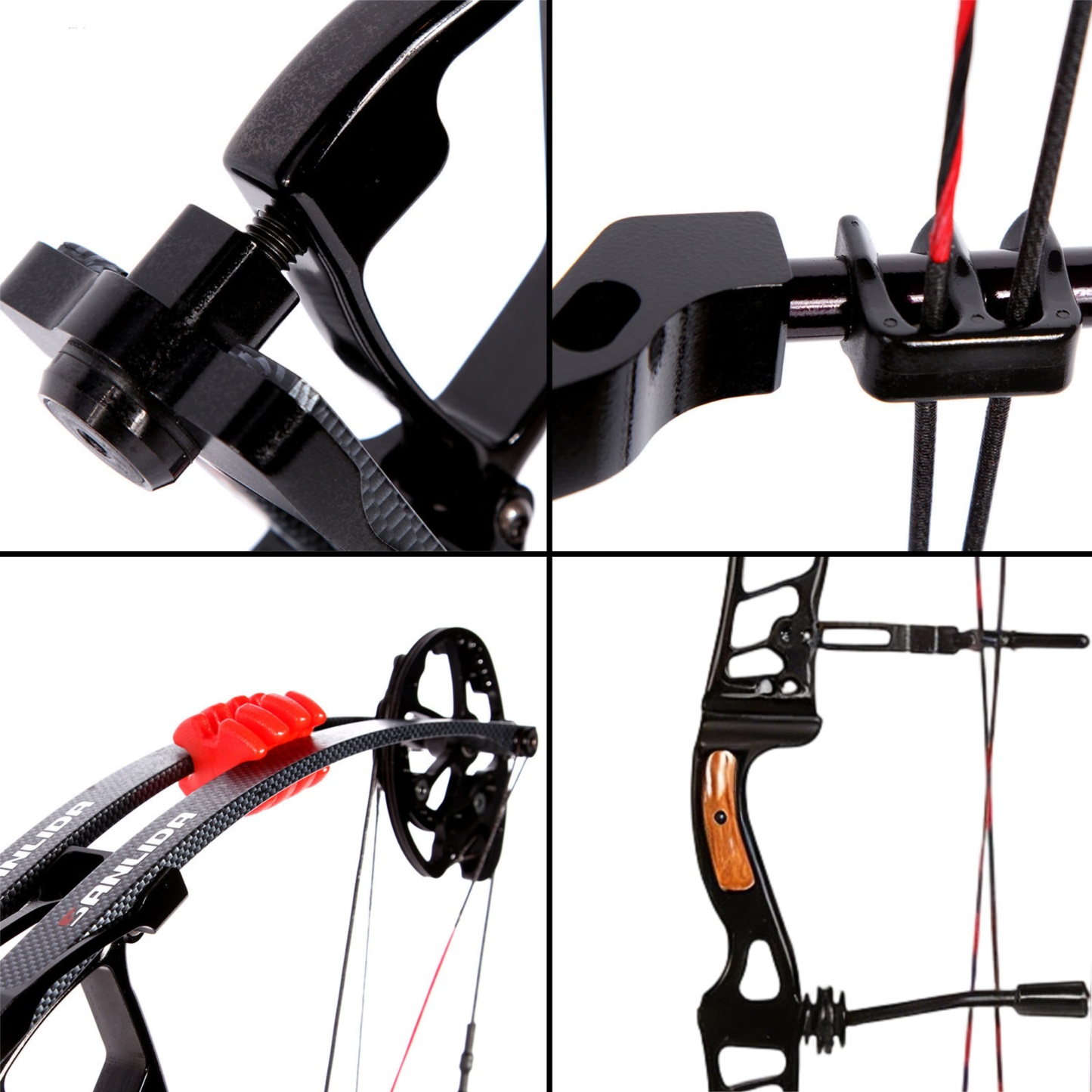 SANLIDA 50-60lbs Archery Competitive Compound Bow Kit Shooting