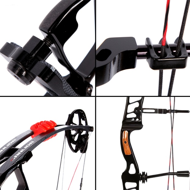 SANLIDA 50-60lbs Archery Competitive Compound Bow Kit Shooting