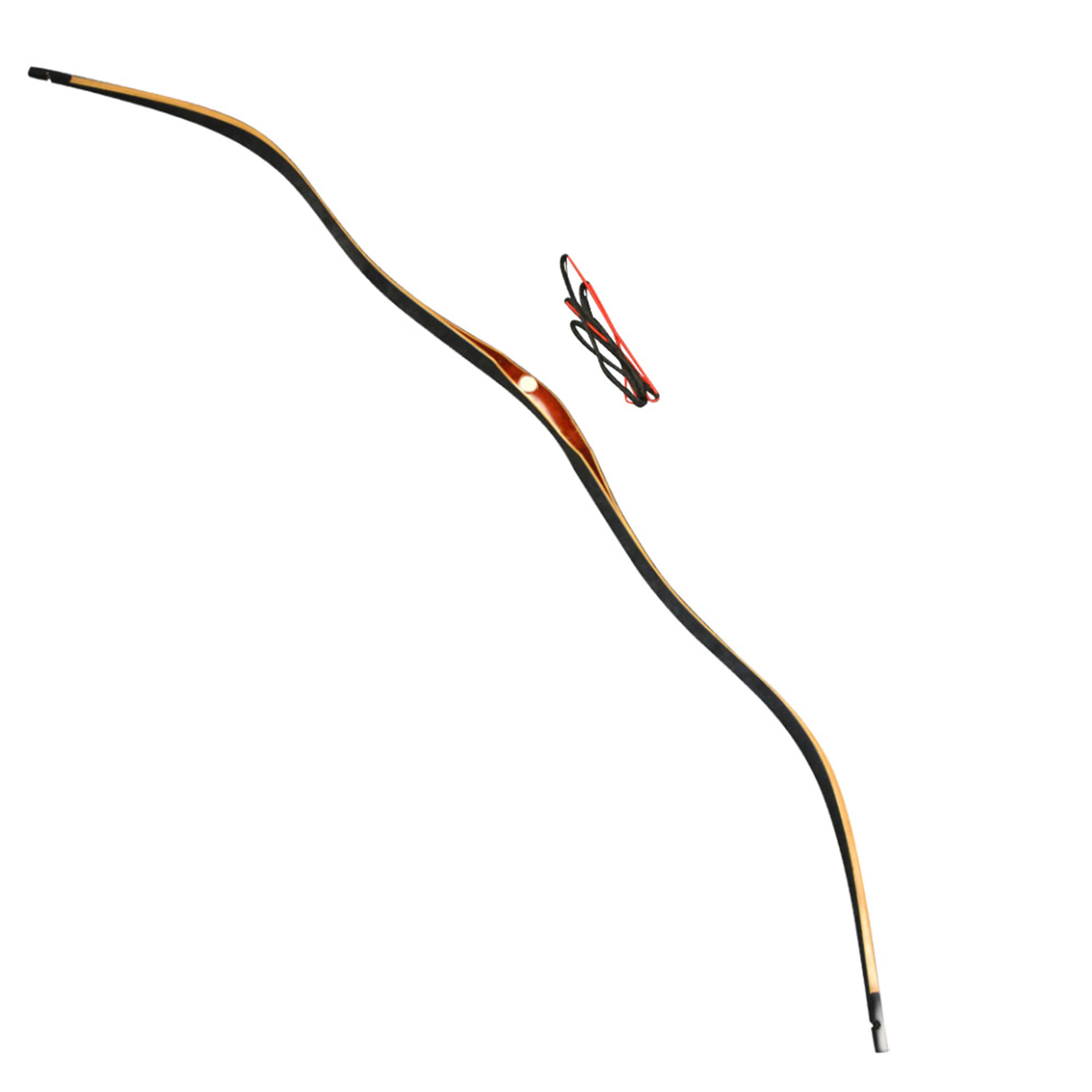 Traditional Recurve Bow Longbow Mongolian Horse Archery Hunting 20-60lbs