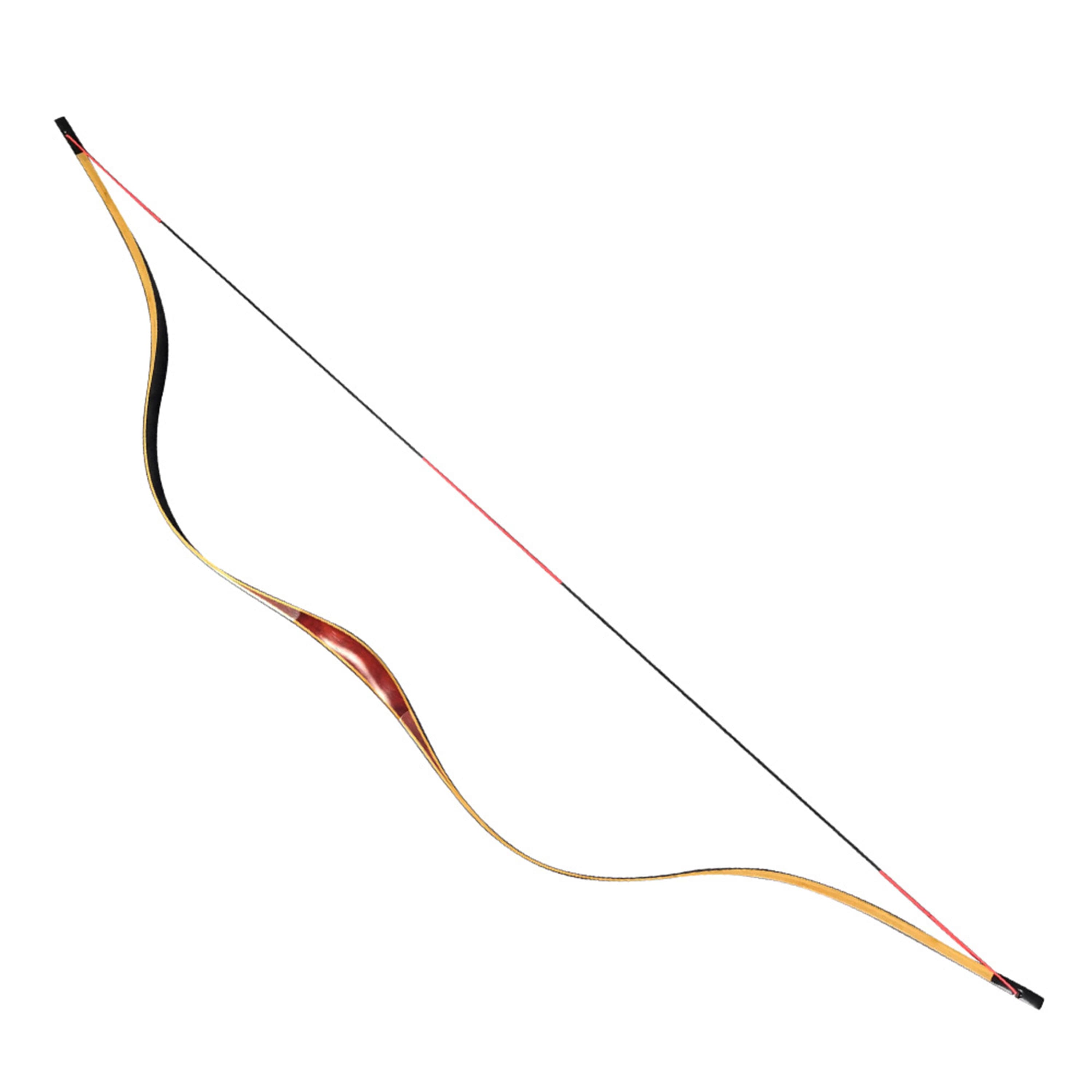 Traditional Recurve Bow Longbow Mongolian Horse Archery Hunting 20-60lbs