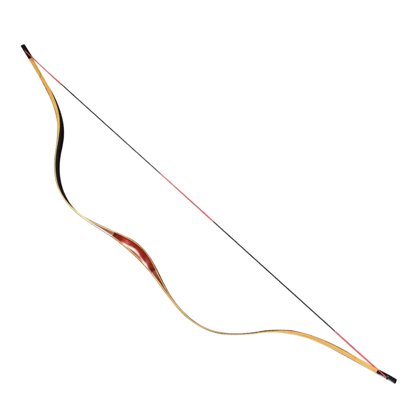 Traditional Recurve Bow Longbow Mongolian Horse Archery Hunting 20-60lbs