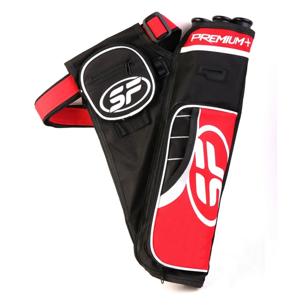 SF Arrow Quiver Shoulder Bag 3 Tubes Arrow Holder for Recurve Bow