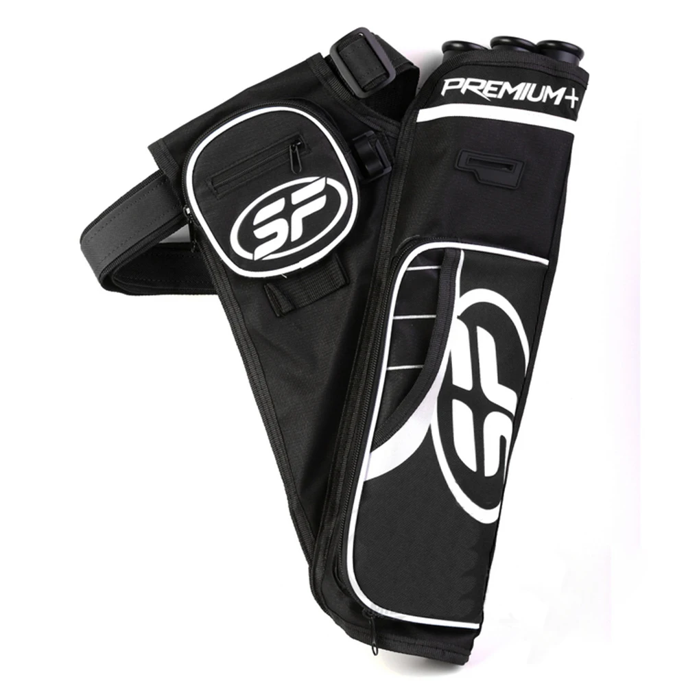 SF Arrow Quiver Shoulder Bag 3 Tubes Arrow Holder for Recurve Bow