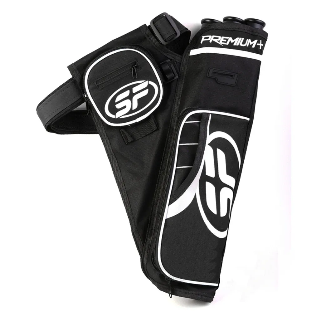 SF Arrow Quiver Shoulder Bag 3 Tubes Arrow Holder for Recurve Bow