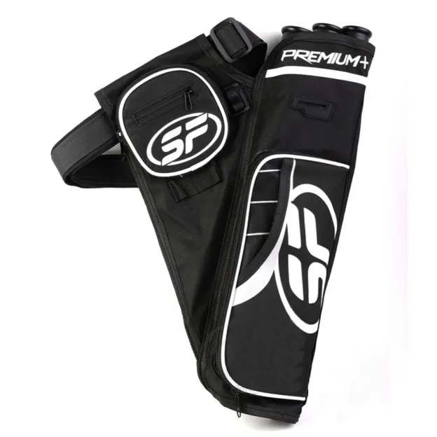 SF Arrow Quiver Shoulder Bag 3 Tubes Arrow Holder for Recurve Bow