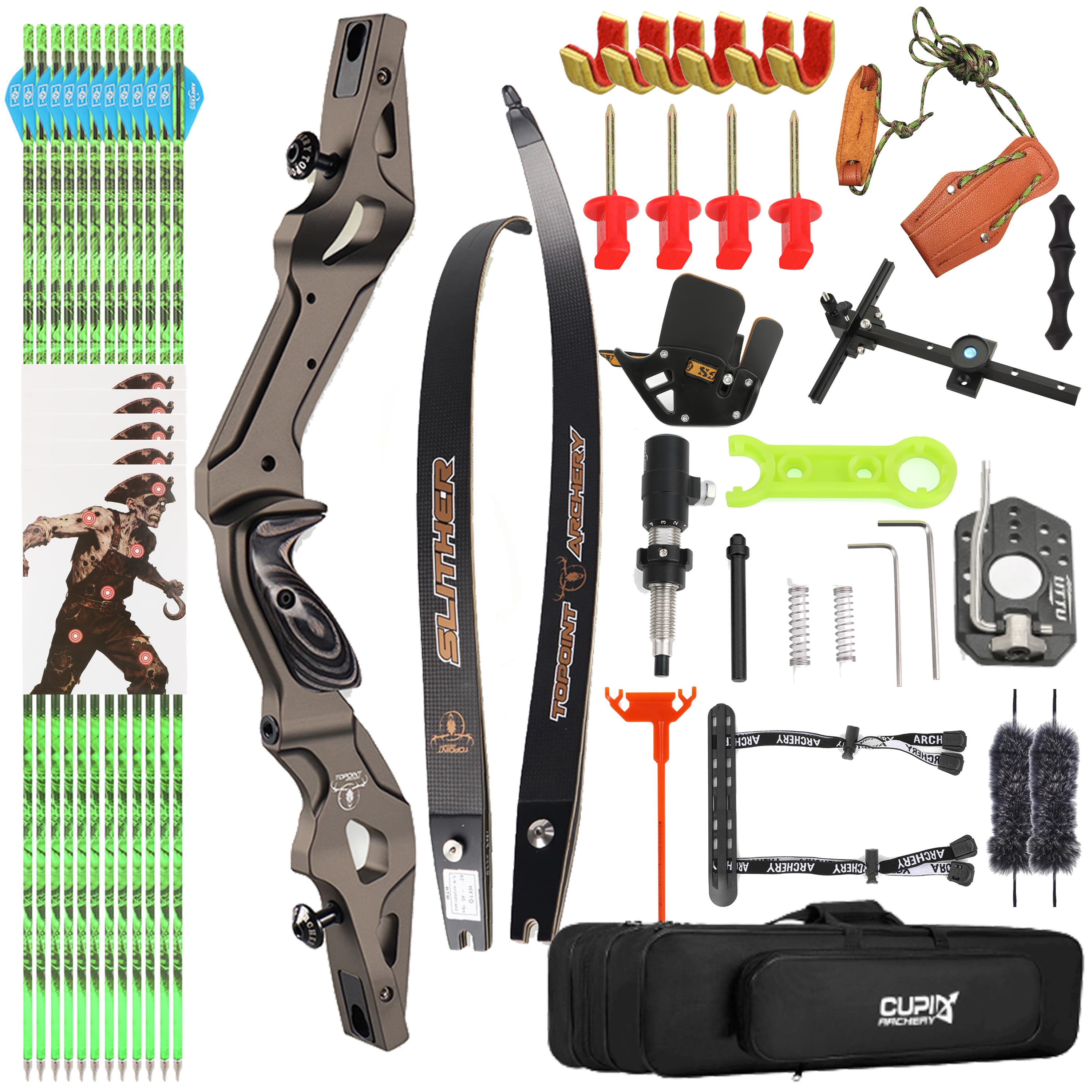 SLITHER ILF Recurve Bow 60'' Takedown Bow Shooting Hunting Bow