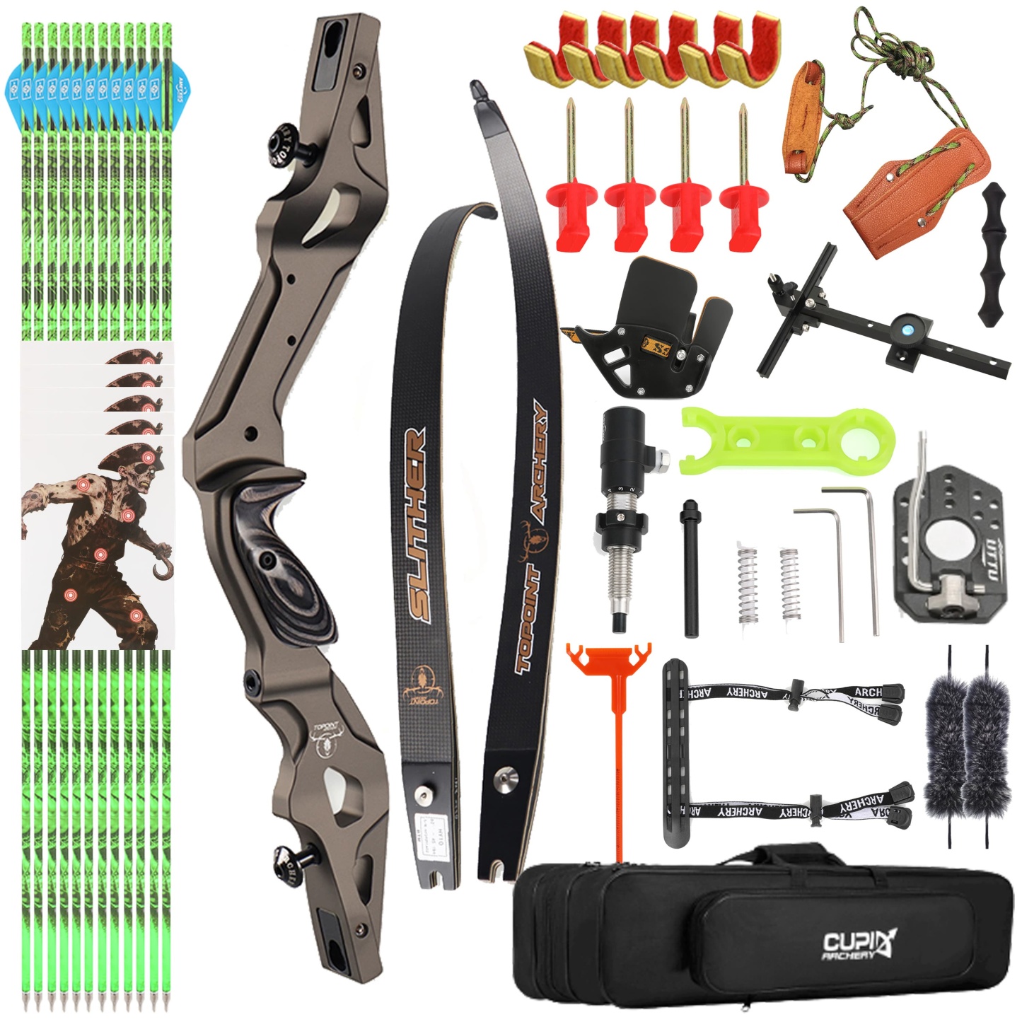 SLITHER ILF Recurve Bow 60'' Takedown Bow Shooting Hunting Bow