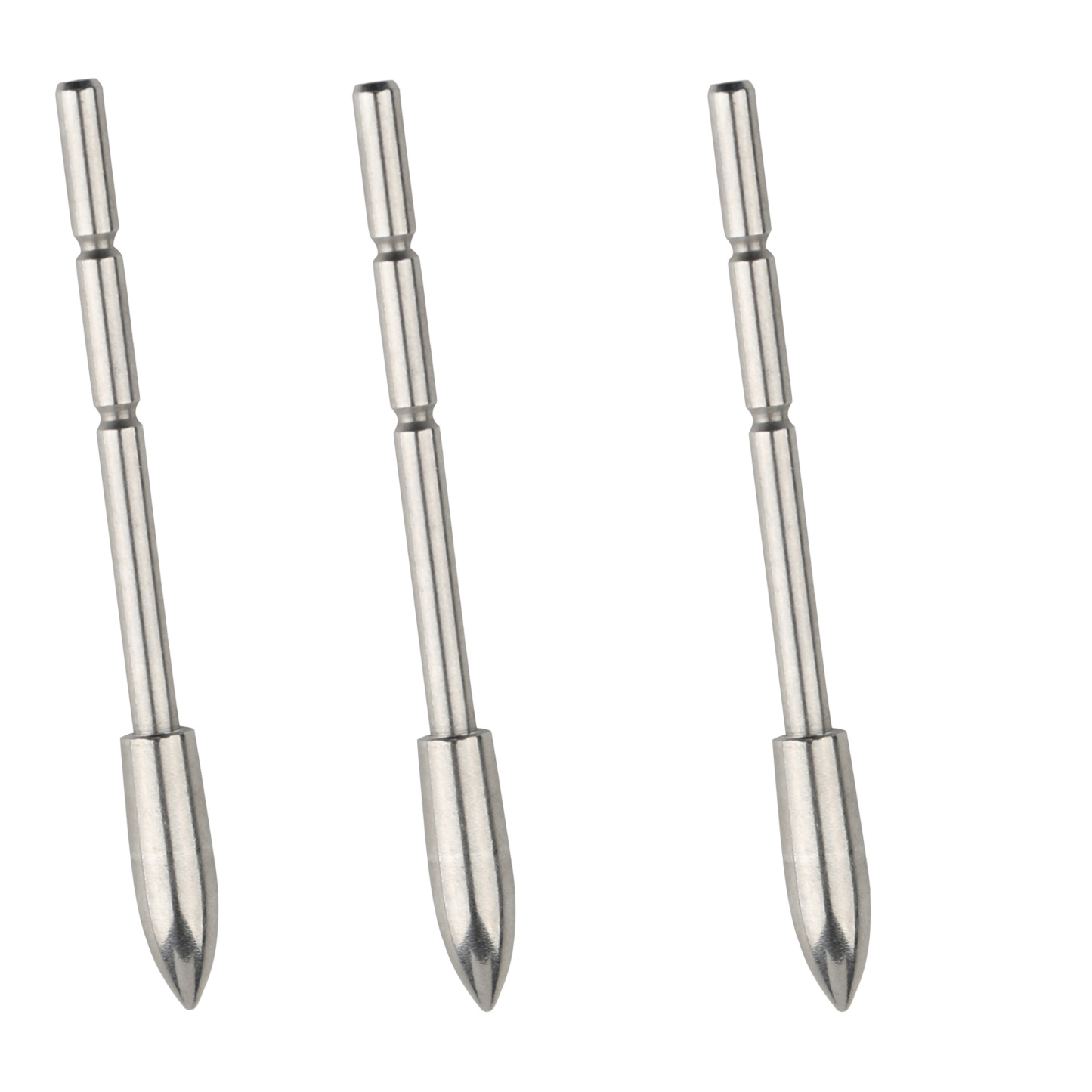 Stainless Steel Arrow Insert Field Points Precision Weighted Tips