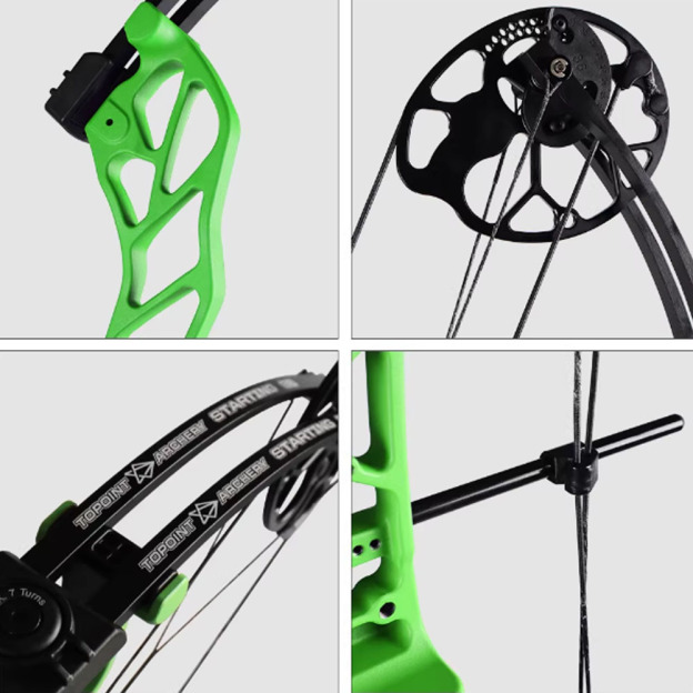 TOPOINT Compound Bow 19-60lbs Archery Target Kit Shooting