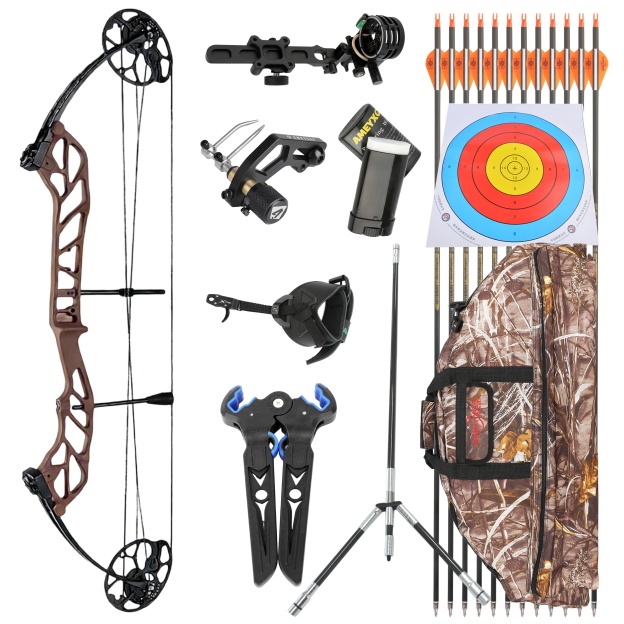 TOPOINT Compound Bow 19-60lbs Archery Target Kit Shooting