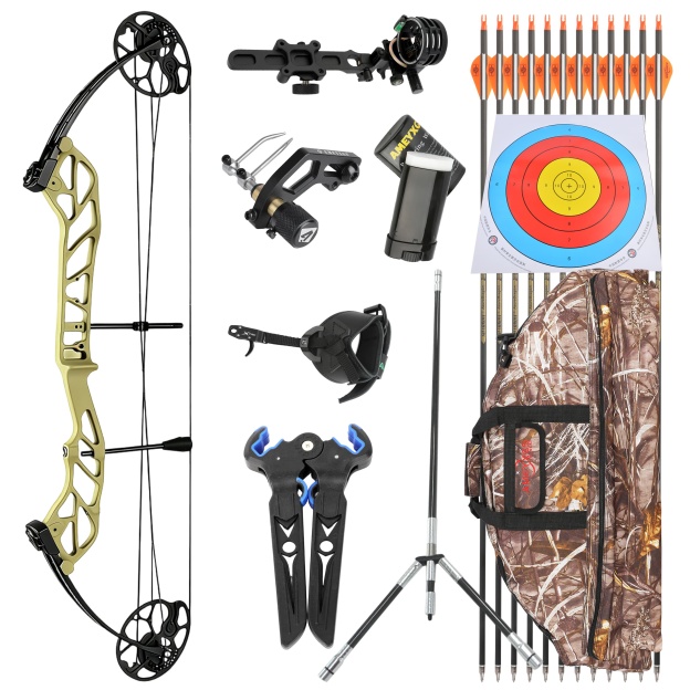 TOPOINT Compound Bow 19-60lbs Archery Target Kit Shooting