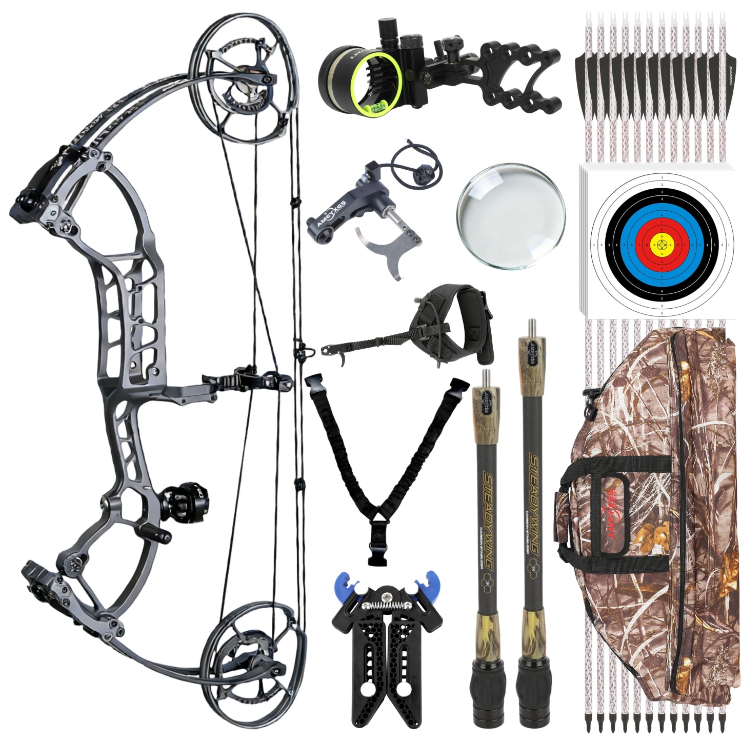 TUOLU Dual-Use Compound Bow Arrows 40-70lbs Archery Shooting