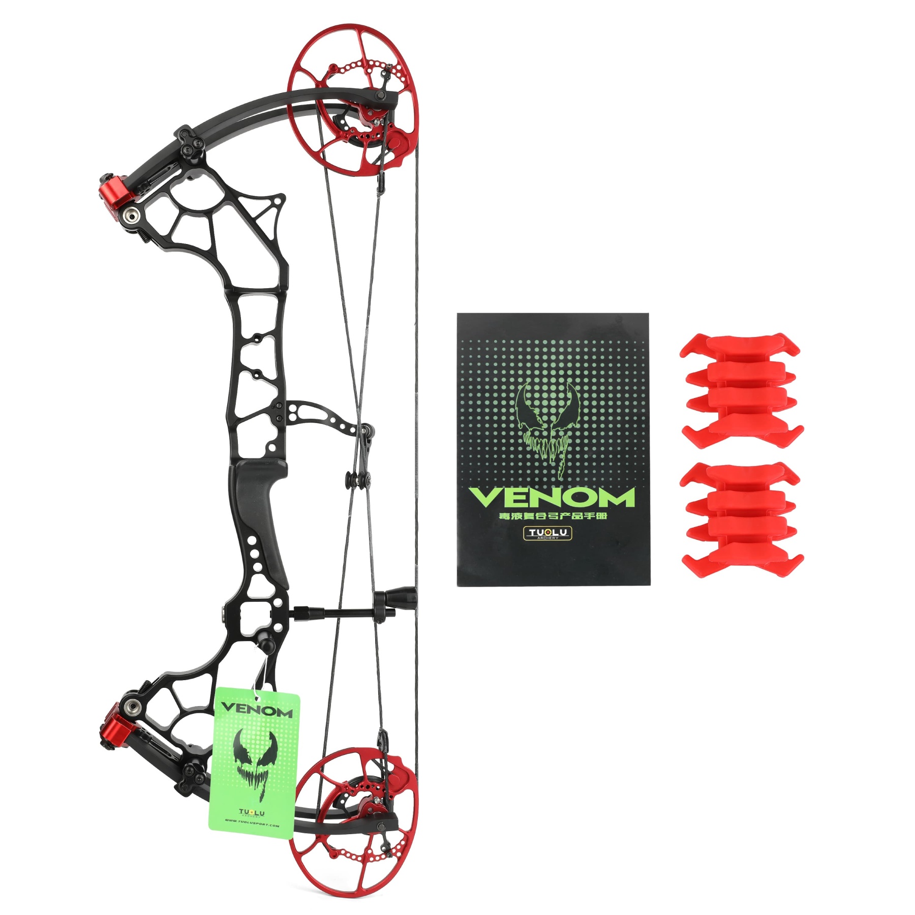 TUOLU Venom Archery Compound Bow 60-75lbs Hunting Bow Arrow Set