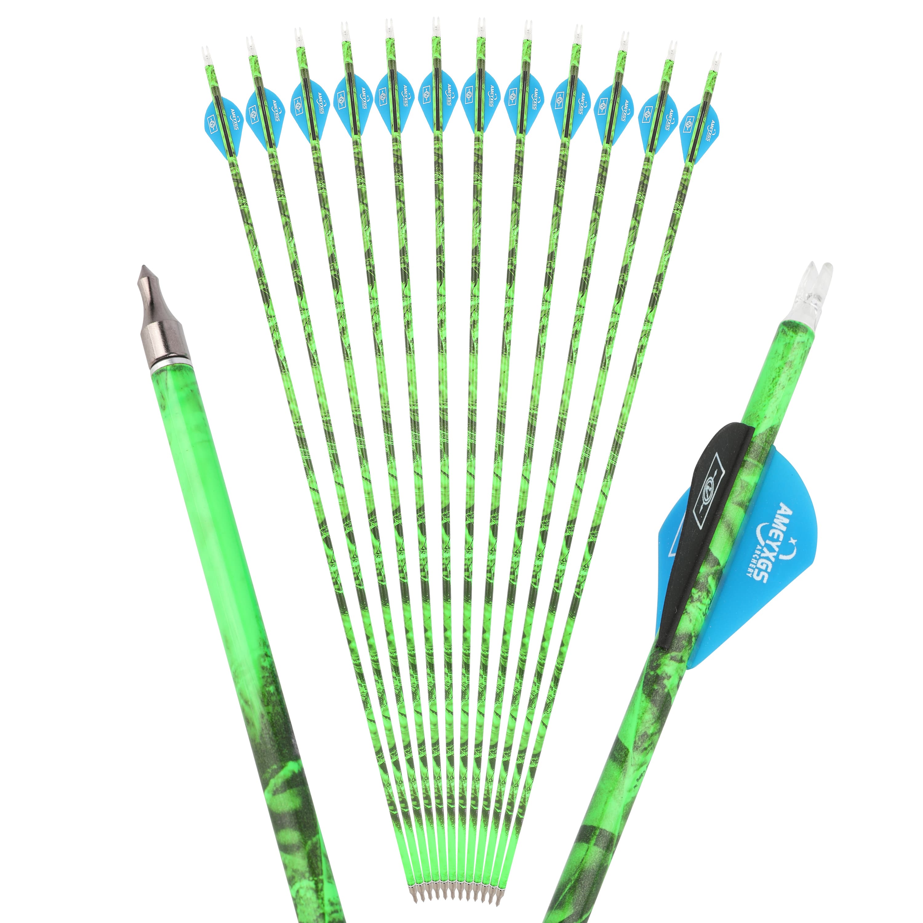 US Carbon Arrows 30" Spine 500  Compound Recurve Bow Hunting