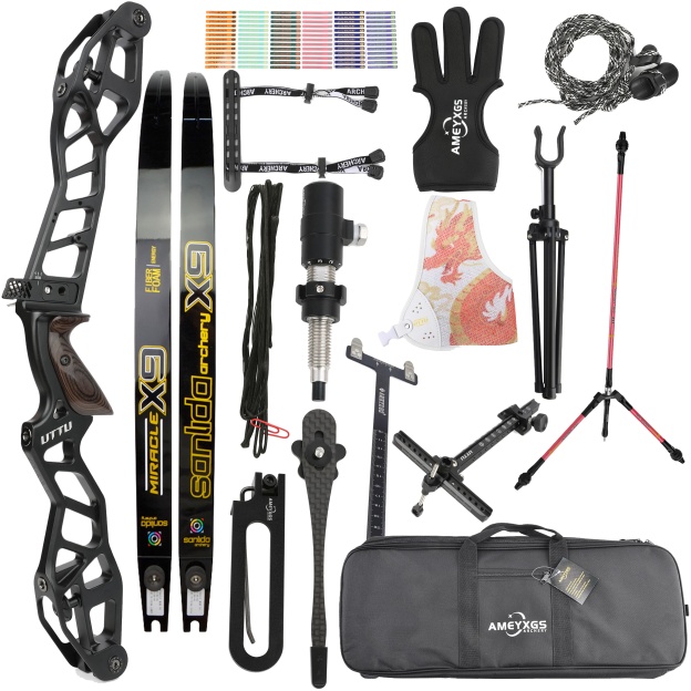 UTTU 68" Competition ILF Recurve Bow Takedown Bow 20-50lbs Archery 