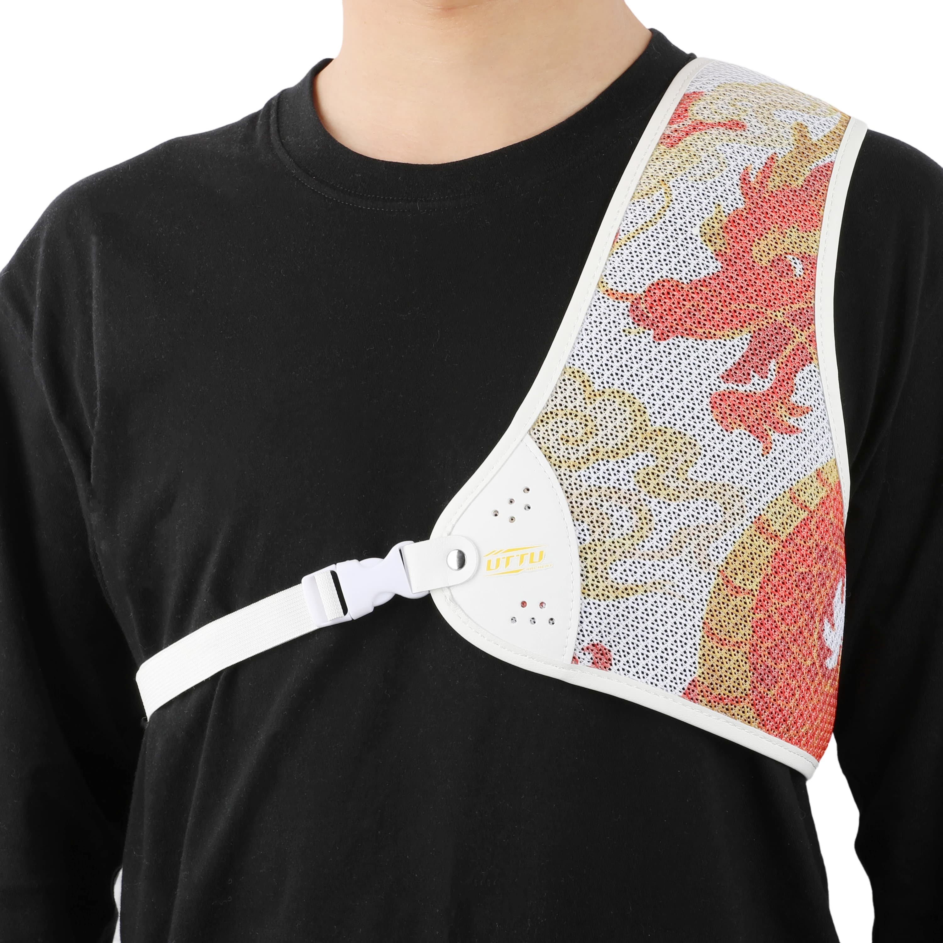 UTTU A6 Archery Chest Guard Cowhide Protector Gear Target Shooting