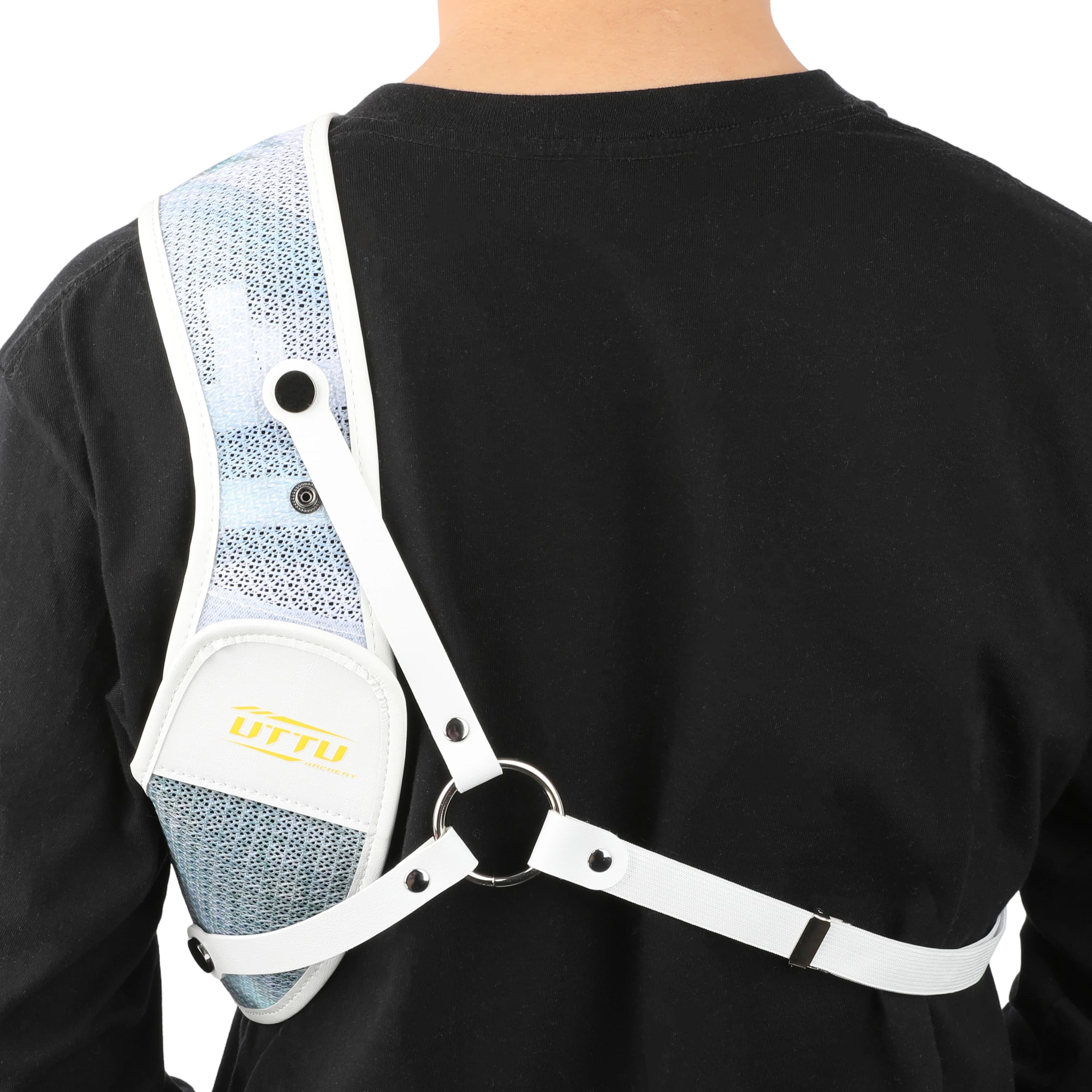 UTTU A6 Archery Chest Guard Cowhide Protector Gear Target Shooting