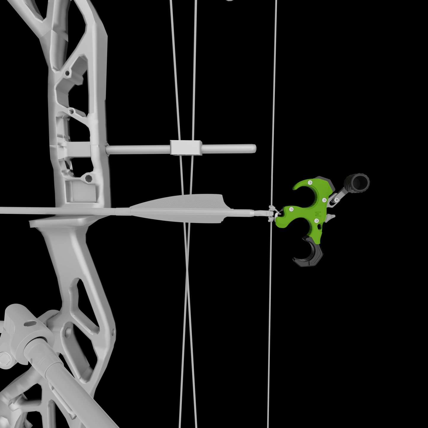 UV Button Compound Bow Release Aid 3 4 Finger Shooting Archery