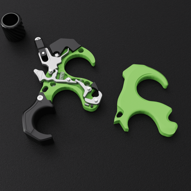 UV Button Compound Bow Release Aid 3 4 Finger Shooting Archery