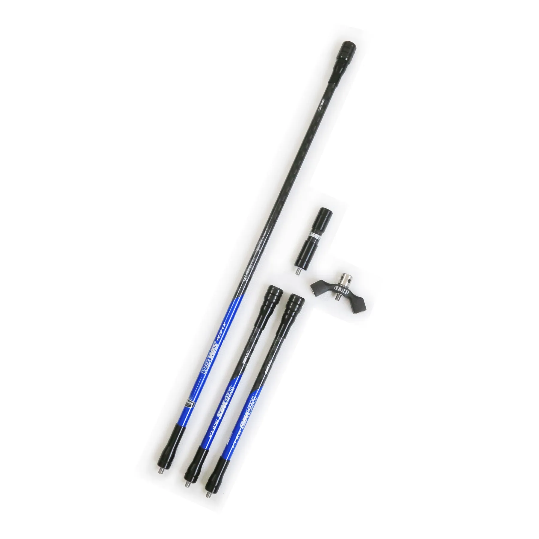 WIAWIS ACS-LX 4PCS Carbon Stabilizer System for Recurve Archery