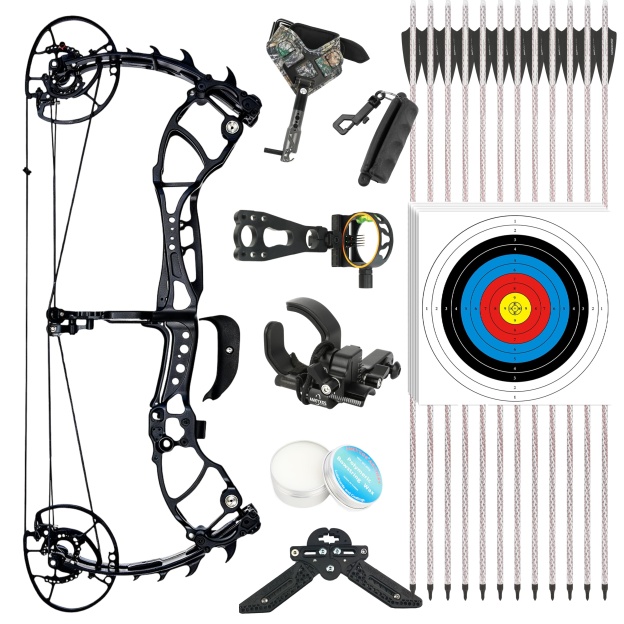 WOLF LEADER Compound Bow 45-70lbs Archery Hunting Shooting