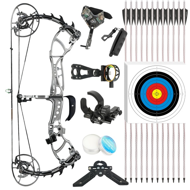 WOLF LEADER Compound Bow 45-70lbs Archery Hunting Shooting
