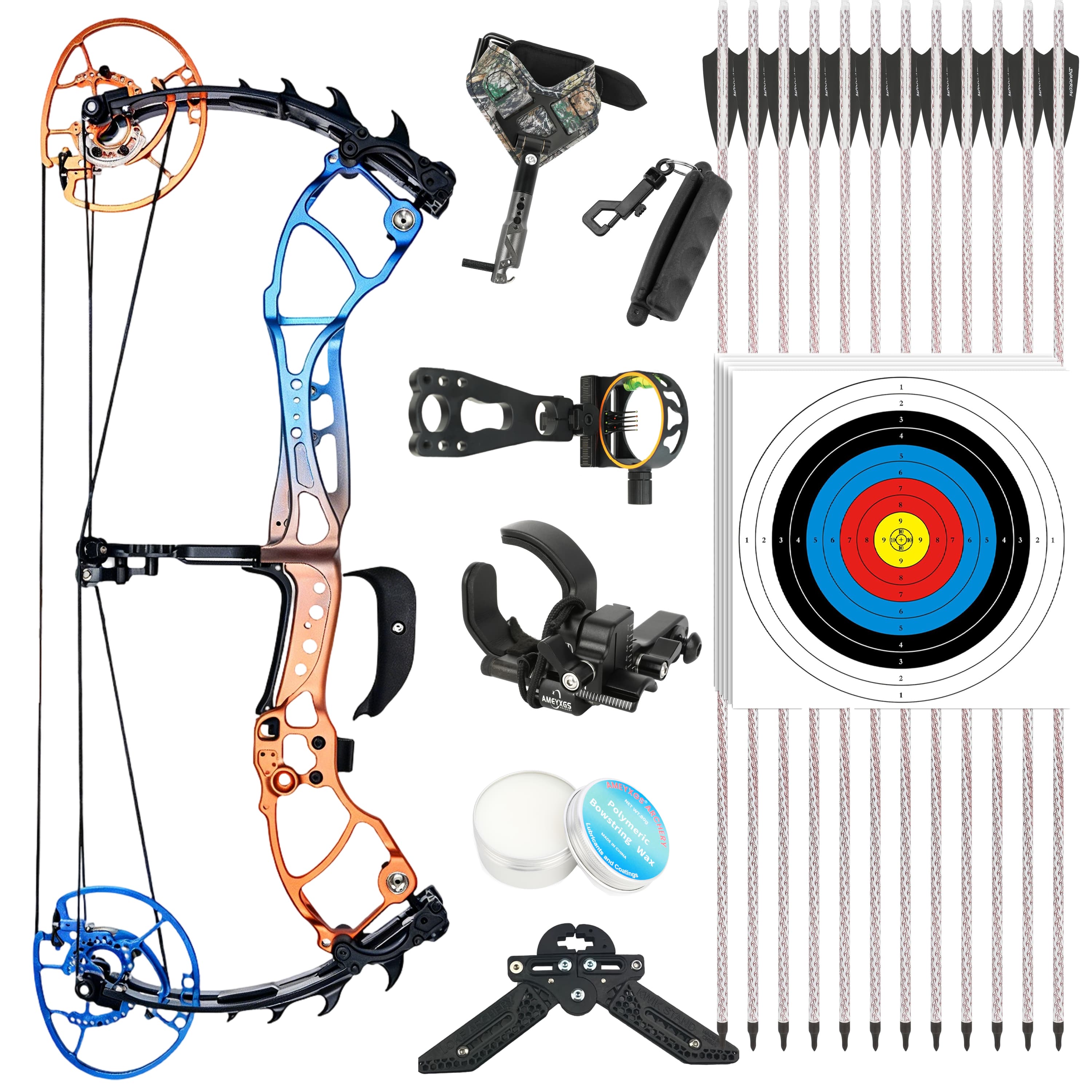 WOLF LEADER Compound Bow 45-70lbs Archery Hunting Shooting