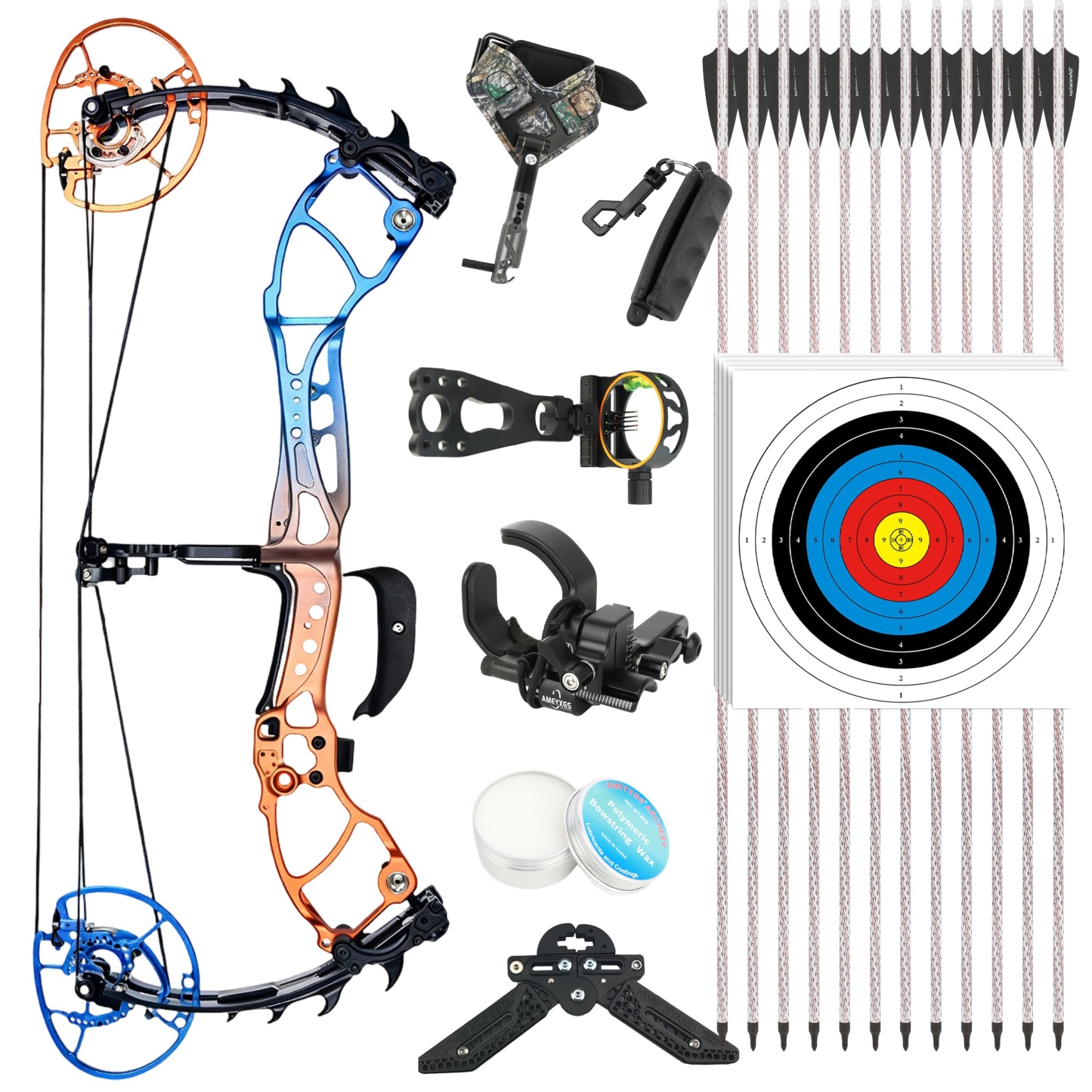 WOLF LEADER Compound Bow 45-70lbs Archery Hunting Shooting