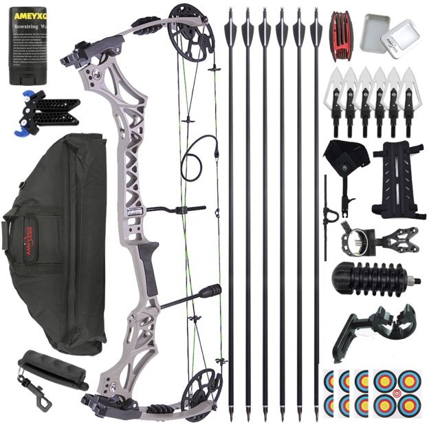 Junxing M129 Compound Bow Set Hunting Target MAX 30-70LBS