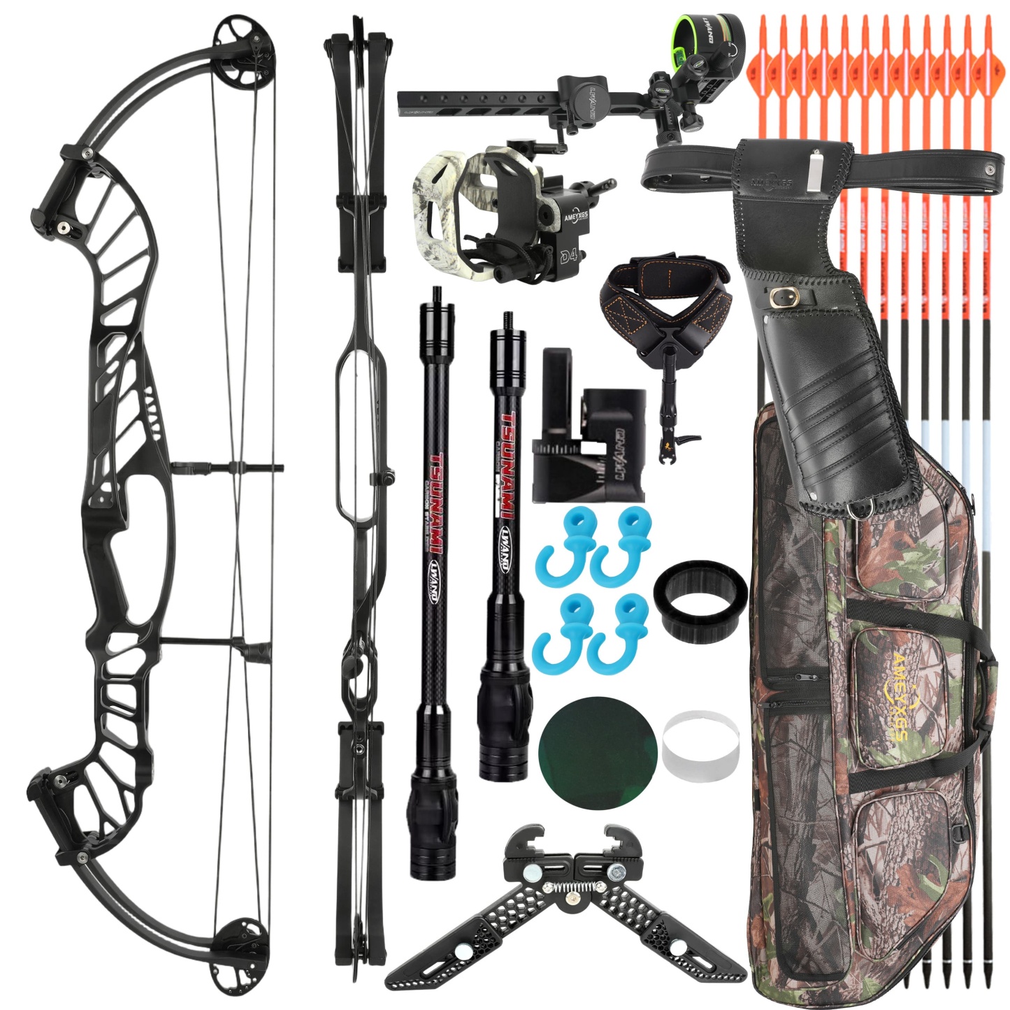 WOLFMAN 33-60lbs Professional Competitive Compound Bow Archery