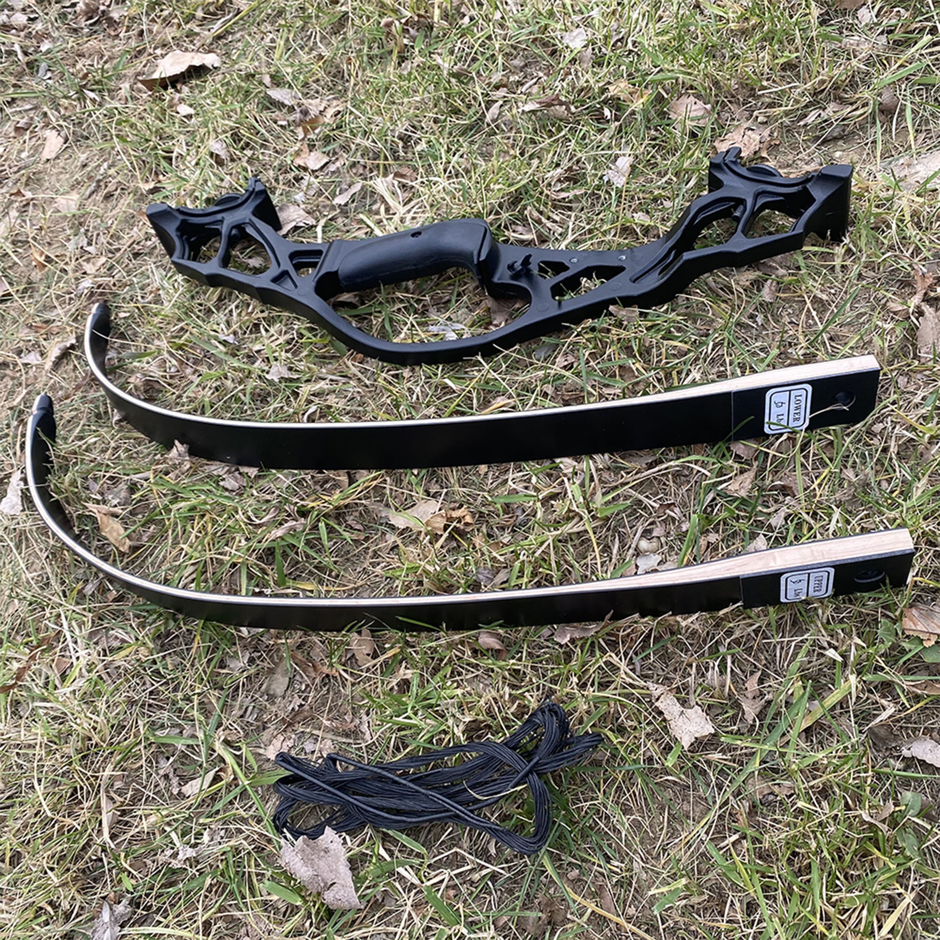 WOLFMAN Archery Takedown Recurve Bow Set 30-60lbs 62'' Hunting Shooting