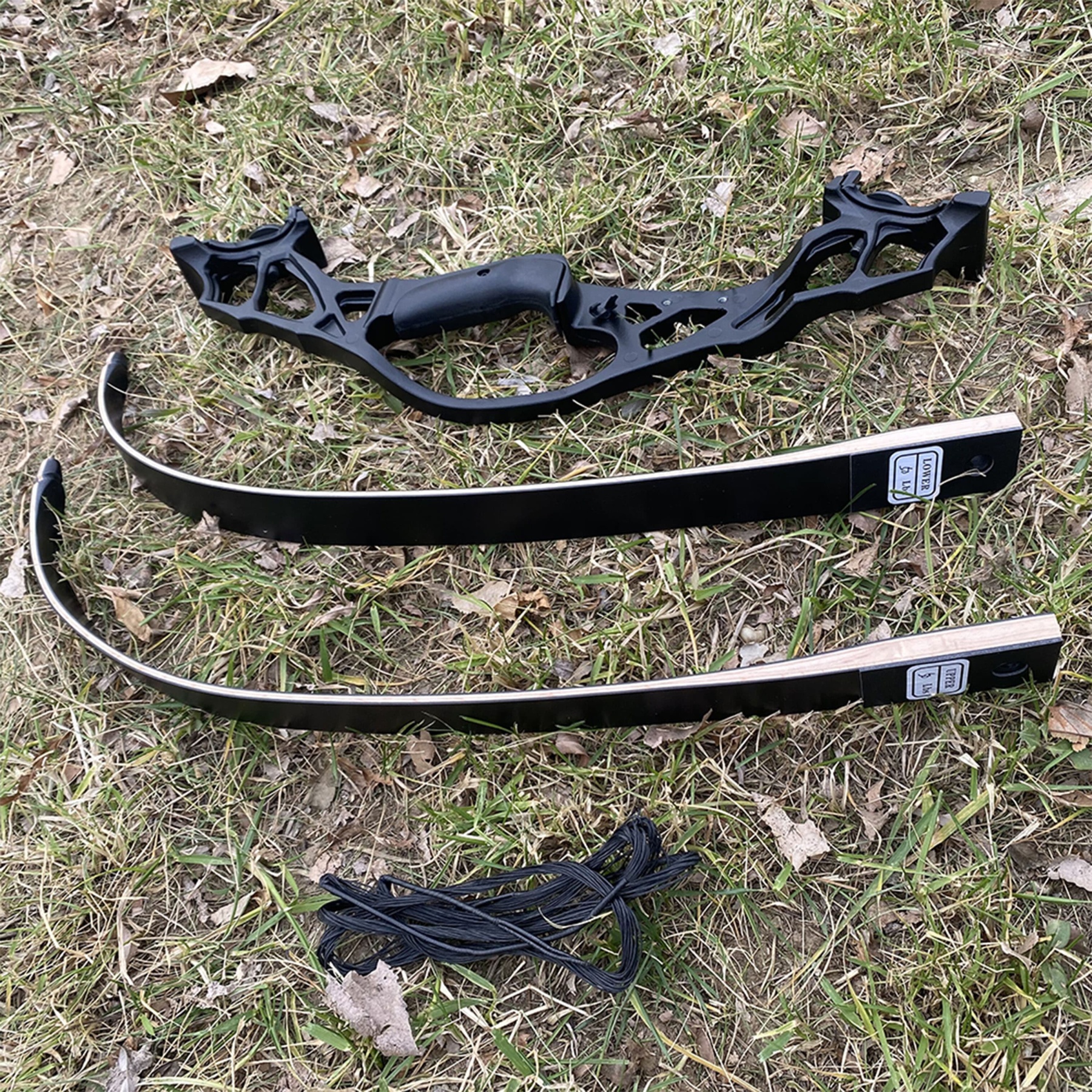 WOLFMAN Archery Takedown Recurve Bow Set 30-60lbs 62'' Hunting Shooting