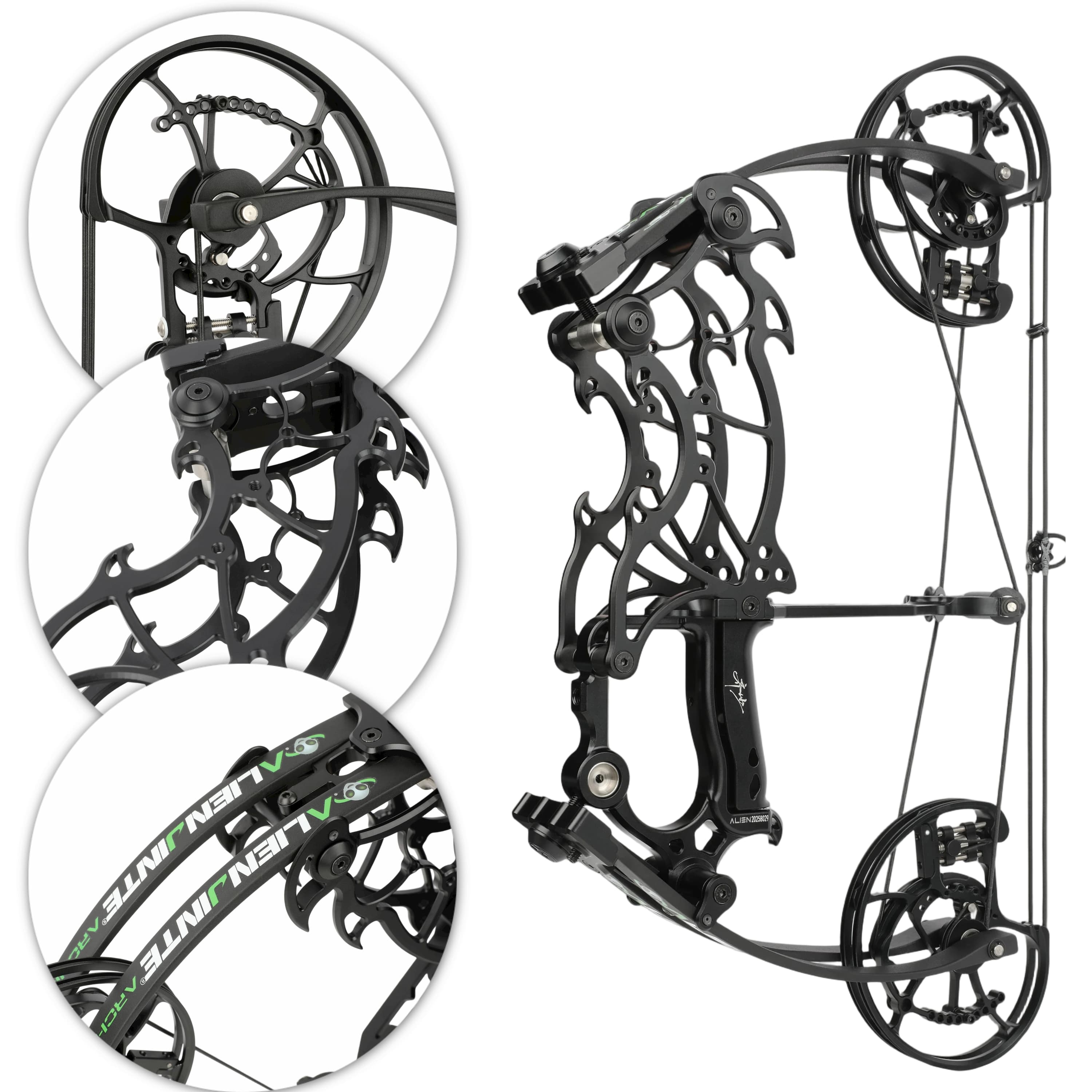 WOLFMAN Compound Bow 30-70lbs Archery Target Kit Shooting