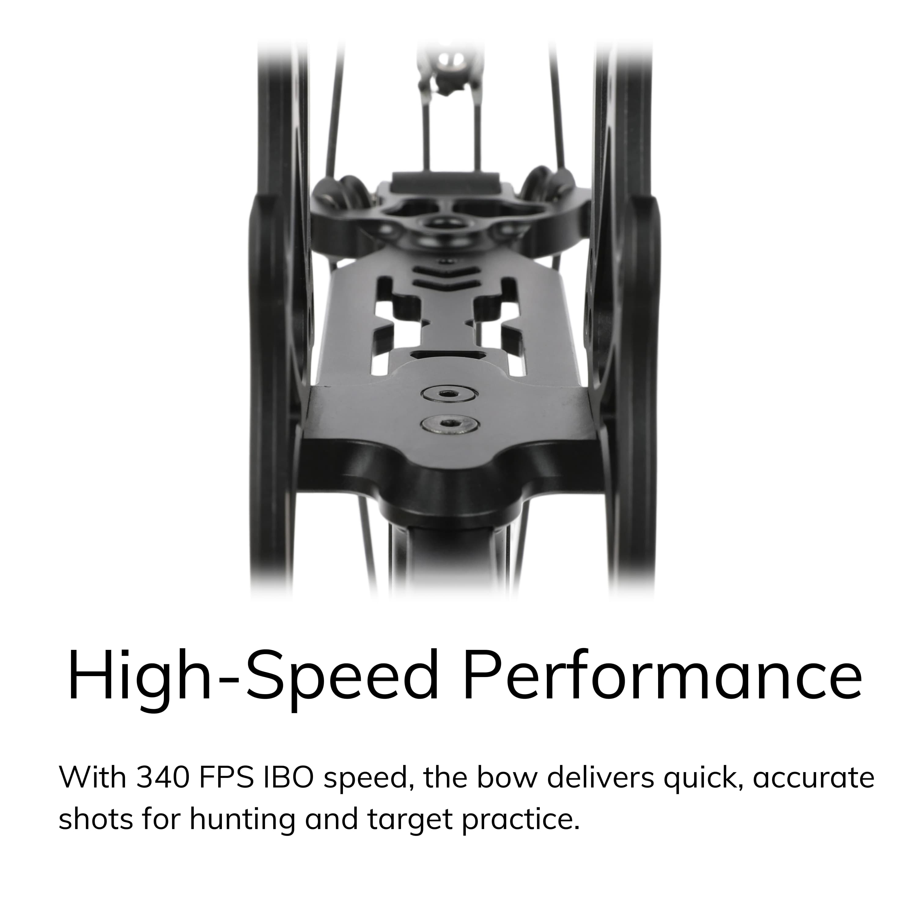 WOLFMAN Compound Bow 30-70lbs Archery Target Kit Shooting