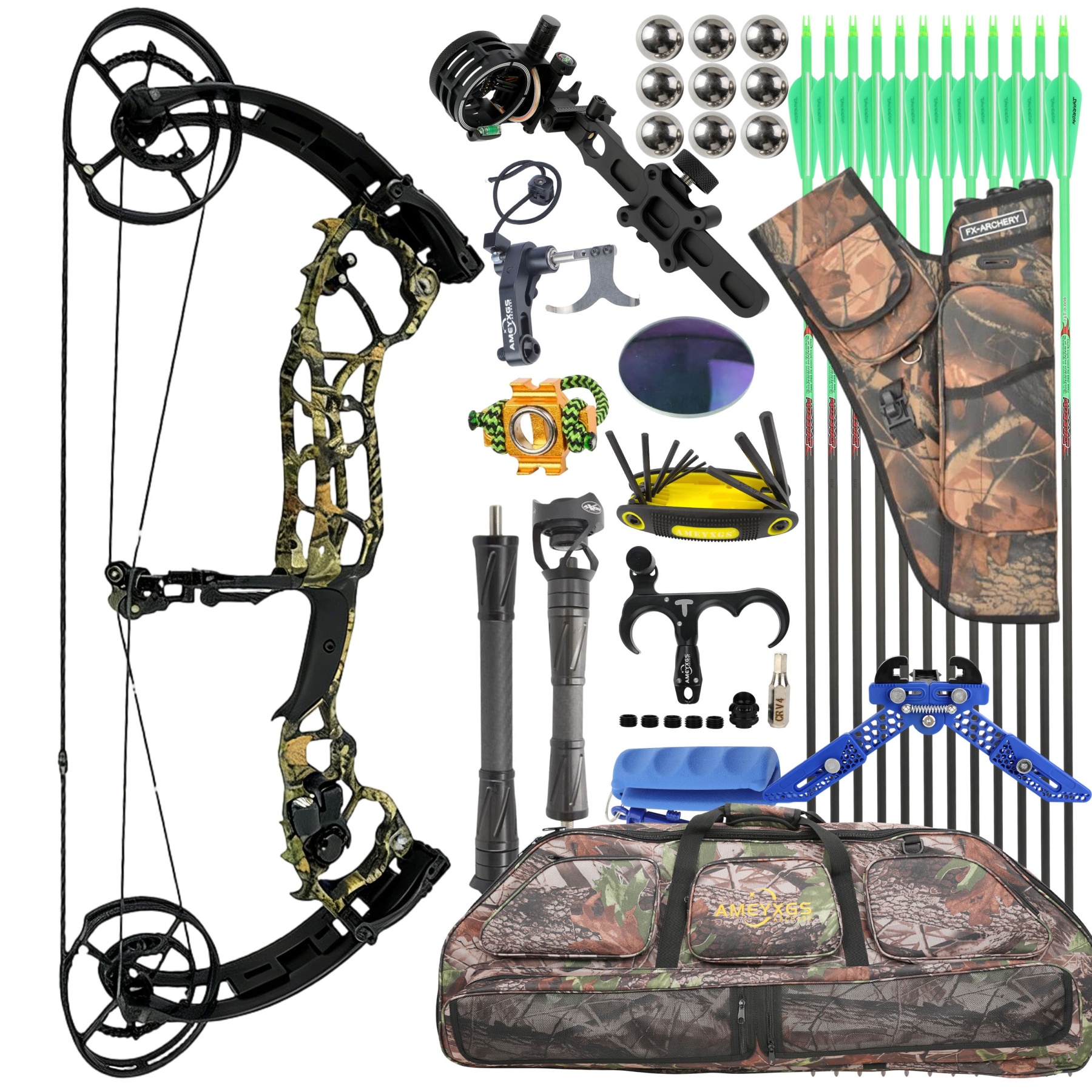 WOLFMAN Compound Bow 50-70lbs Archery Hunting Shooting