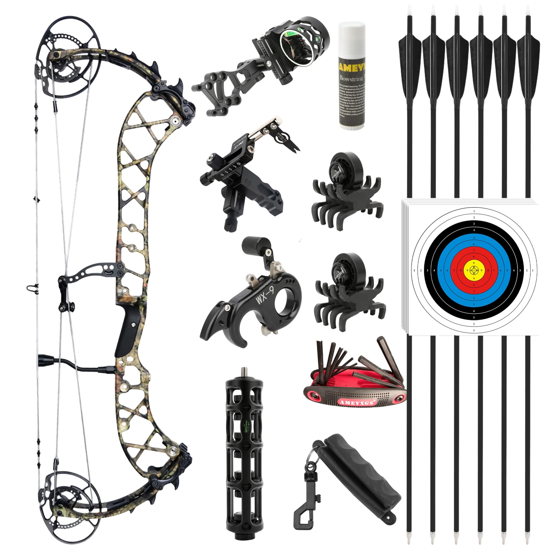 Wolf Leader Compound Bow 50-70lbs Archery Hunting Shooting