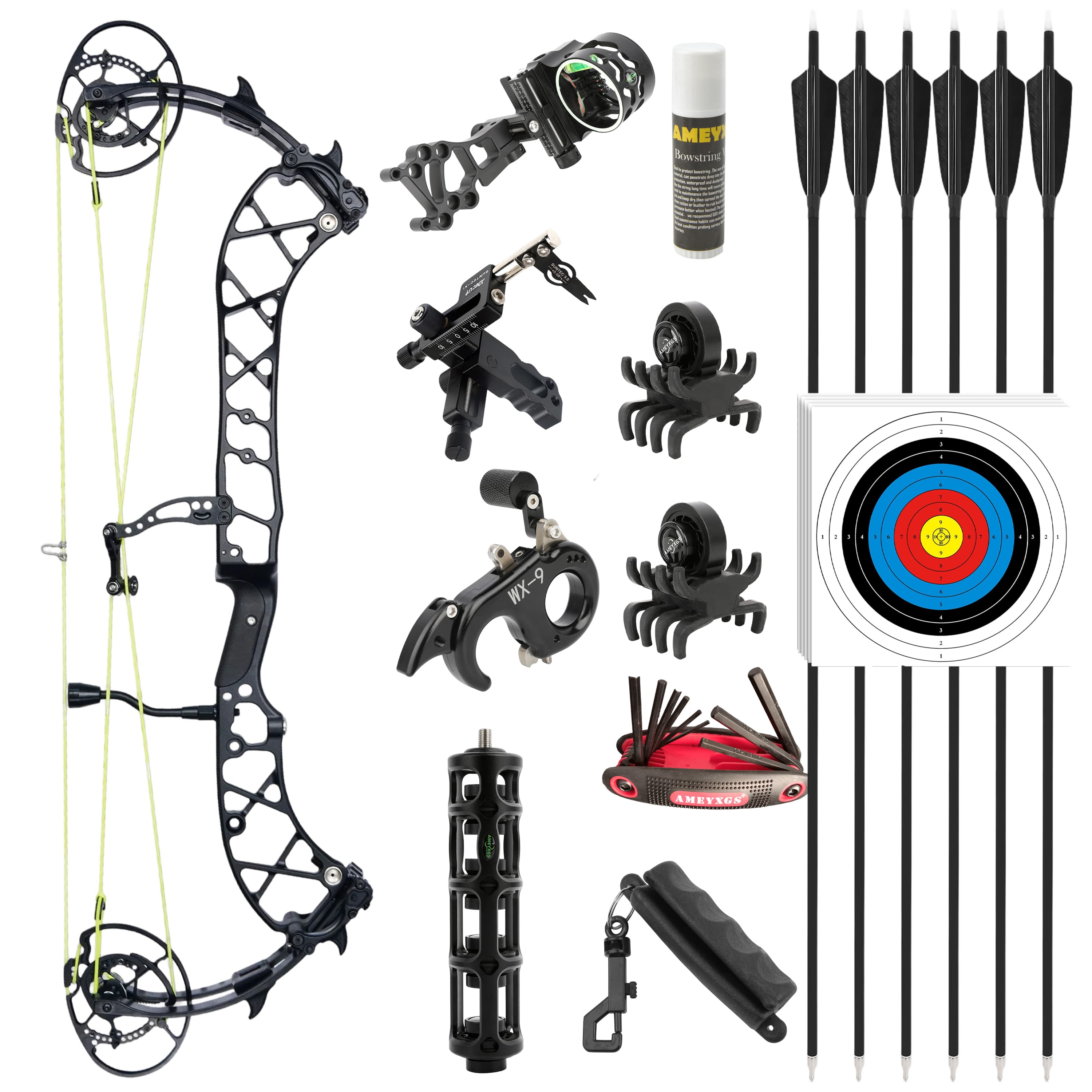 Wolf Leader Compound Bow 50-70lbs Archery Hunting Shooting