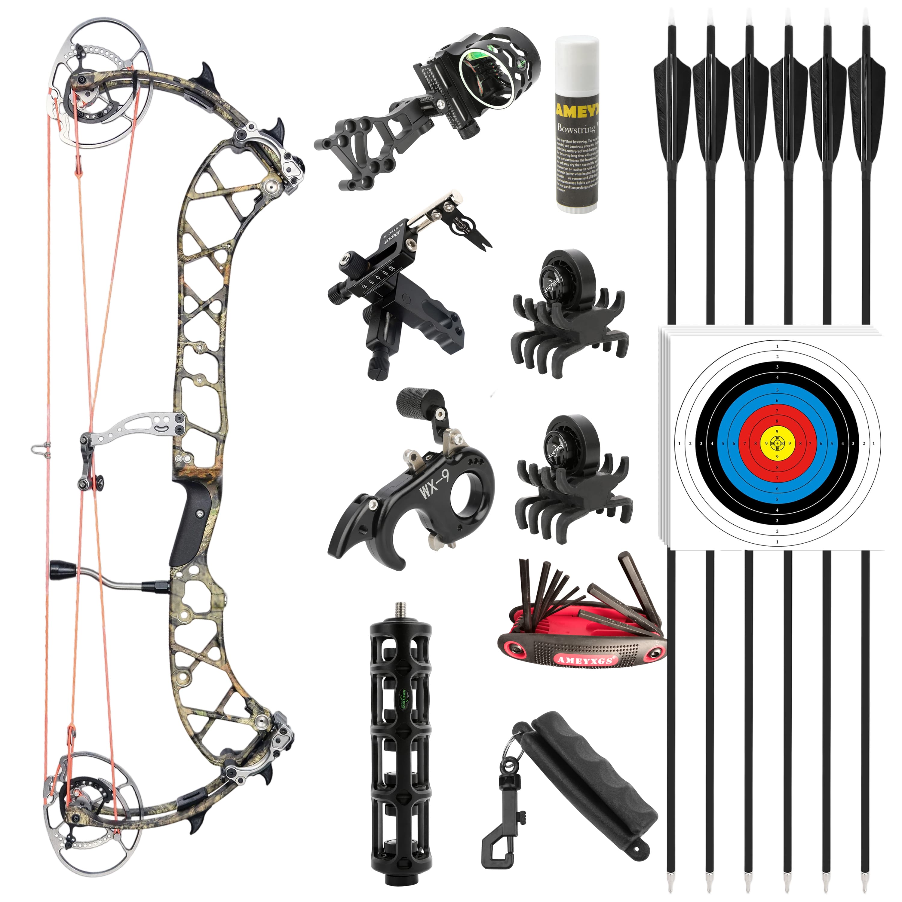 Wolf Leader Compound Bow 50-70lbs Archery Hunting Shooting