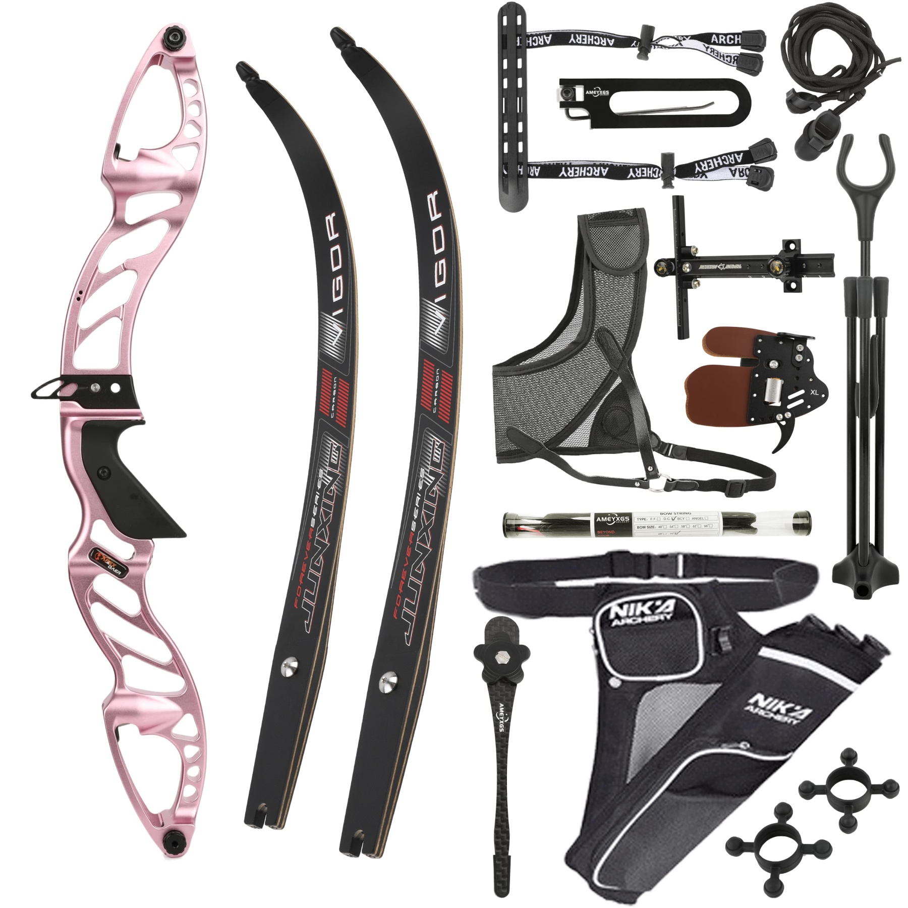 Professional Recurve Bow Set Multiple Draw Weights