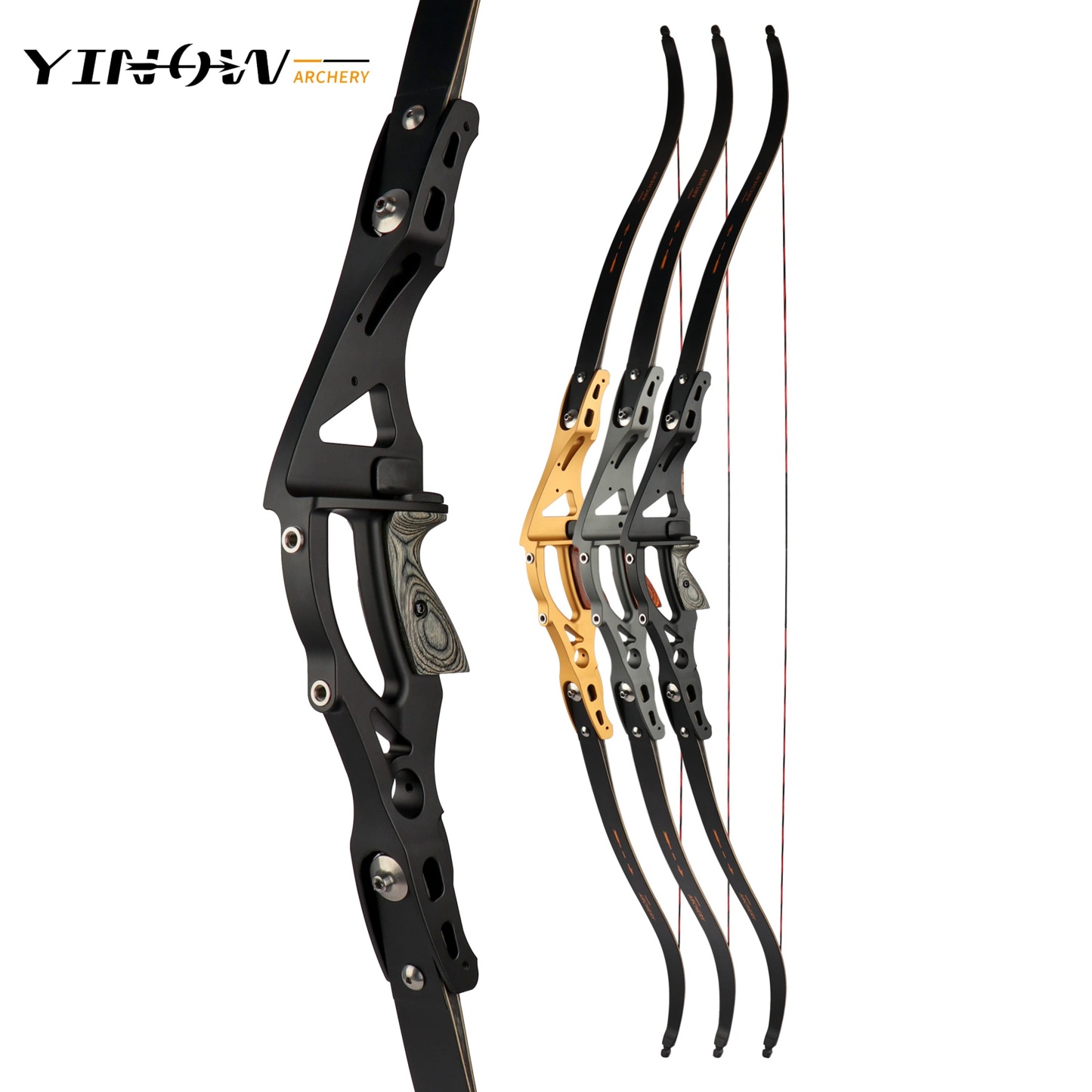 WOLFMAN ILF Recurve Bow 25-50lbs Bamboo Limbs Archery Target Shooting